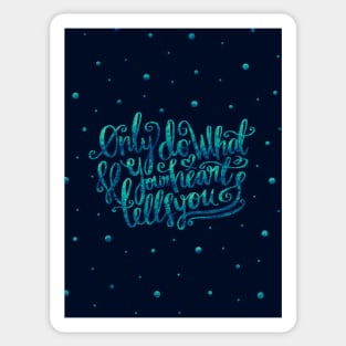 Heart Quote Sticker